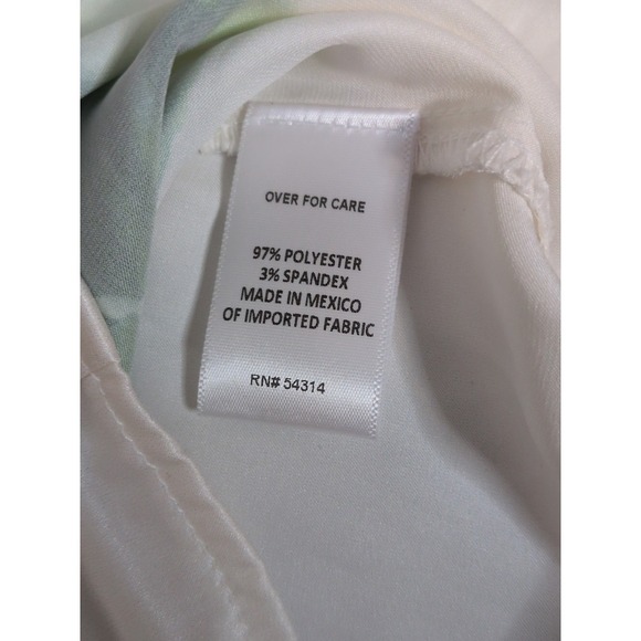 Premier Amour Women's Long Sleeves Floral Button Down Shirt Medium - Picture 7 of 8